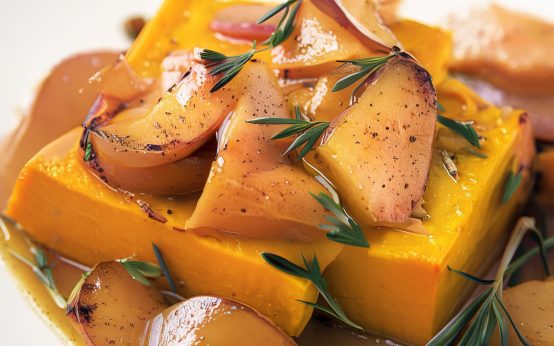 The Best Roasted Butternut Squash with Apple-Pear Compote